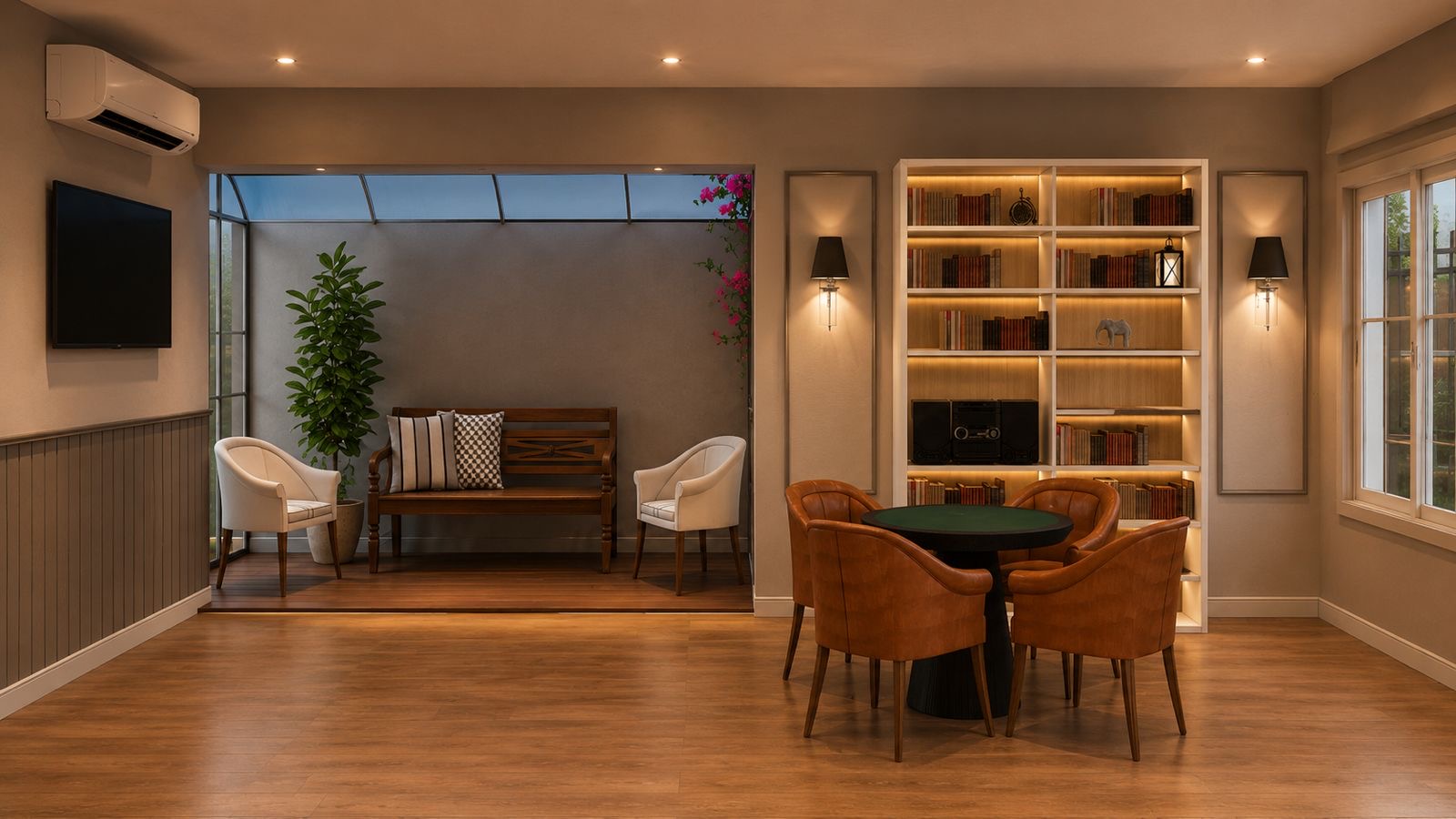 Espaço interno elegante